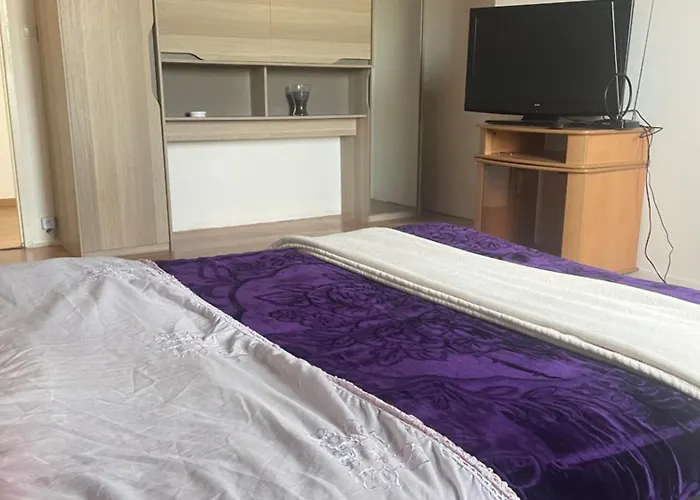 Chambre Violette Cote Aeroport Calme Charmante